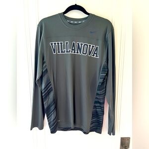 ~Men's Villanova Nike Dry-Fit Grey Long Sleeve Sz. M *NWT* MSRP: $50+tax